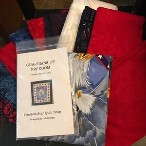 Guardians of Freedom Quilt Kit Deb Granger Freedom Star Quilt Patriotic Eagle